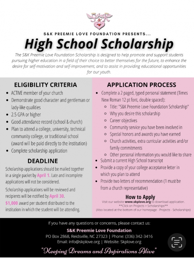 High Scholarship Information